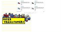 Desktop Screenshot of papertransformer.donburako.com